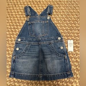 Gap girls’ overall denim jumper dress (18-24M)
